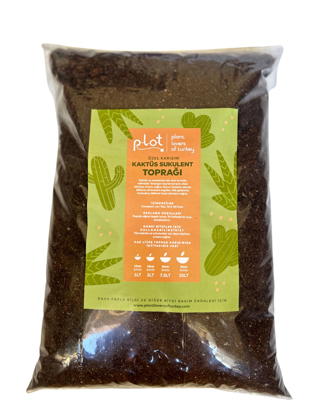 Cactus Succulent Soil Special Mix Permeable Soil Suitable for Terrarium 1 L