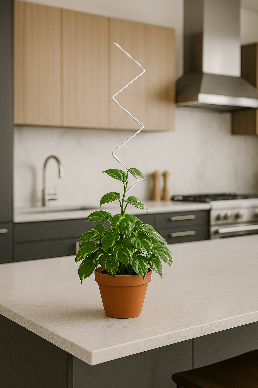 ZİKZAK Metal Bitki Desteği 80 cm