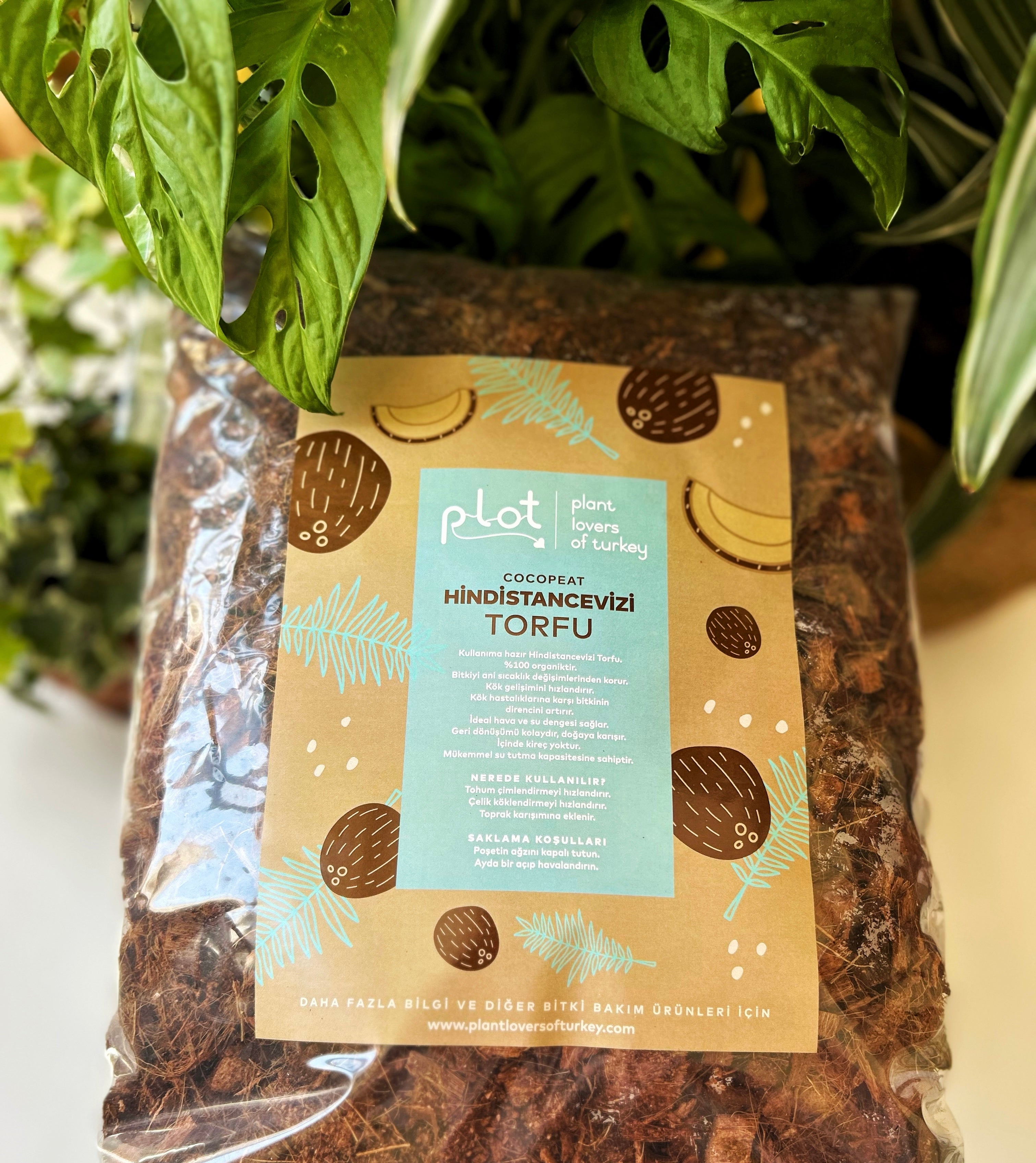 Coco Coir 100% Natural Cocopeat Plant Soil Additive 7.5 Liters