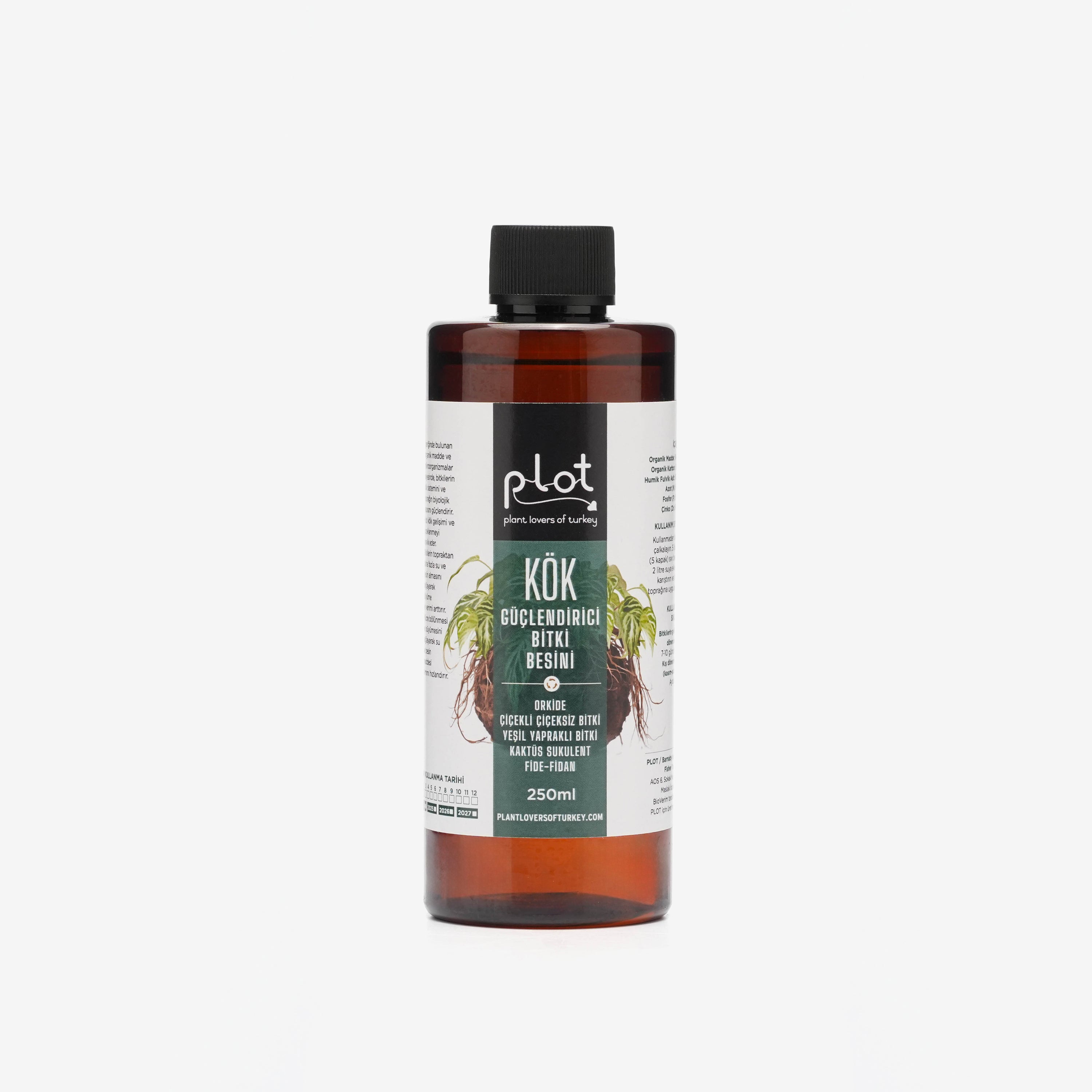 Root Strengthening Plant Food 250 ml for Orchids, Cacti, Succulents, Seedlings, and Flowering Plants