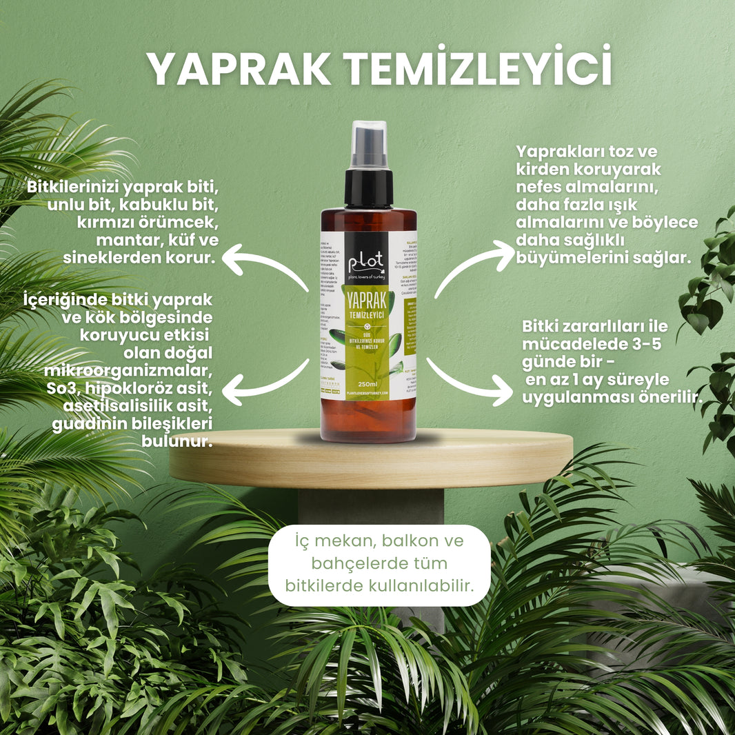 Yaprak Temizleyici ve Koruyucu Sprey 250 ml