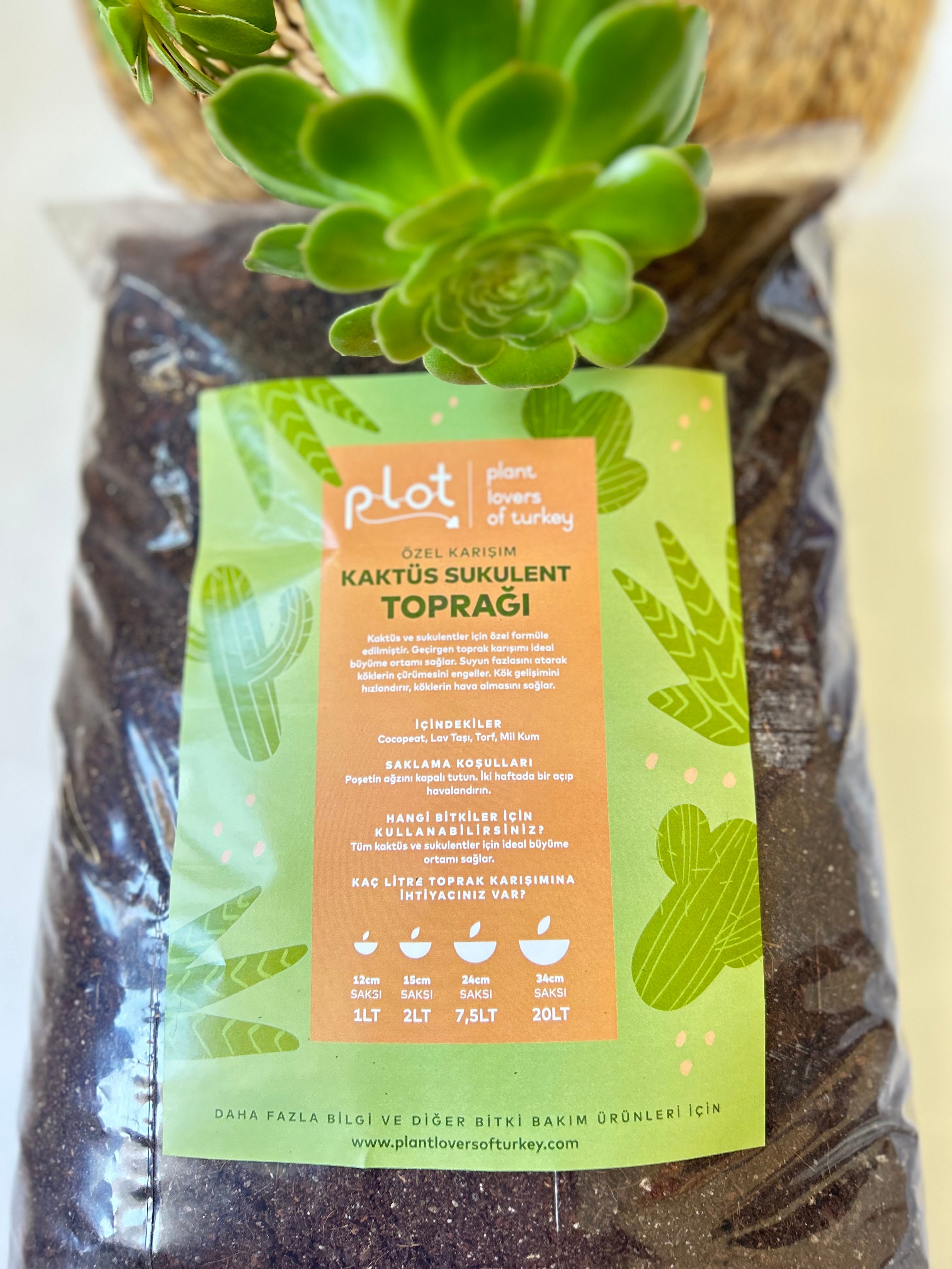 Cactus Succulent Soil Special Mix Permeable Soil Suitable for Terrarium 1 L