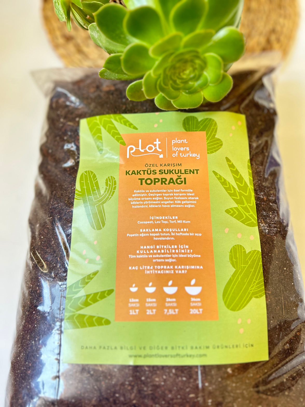 Cactus Succulent Soil Special Mix Permeable Soil Suitable for Terrarium 1 L