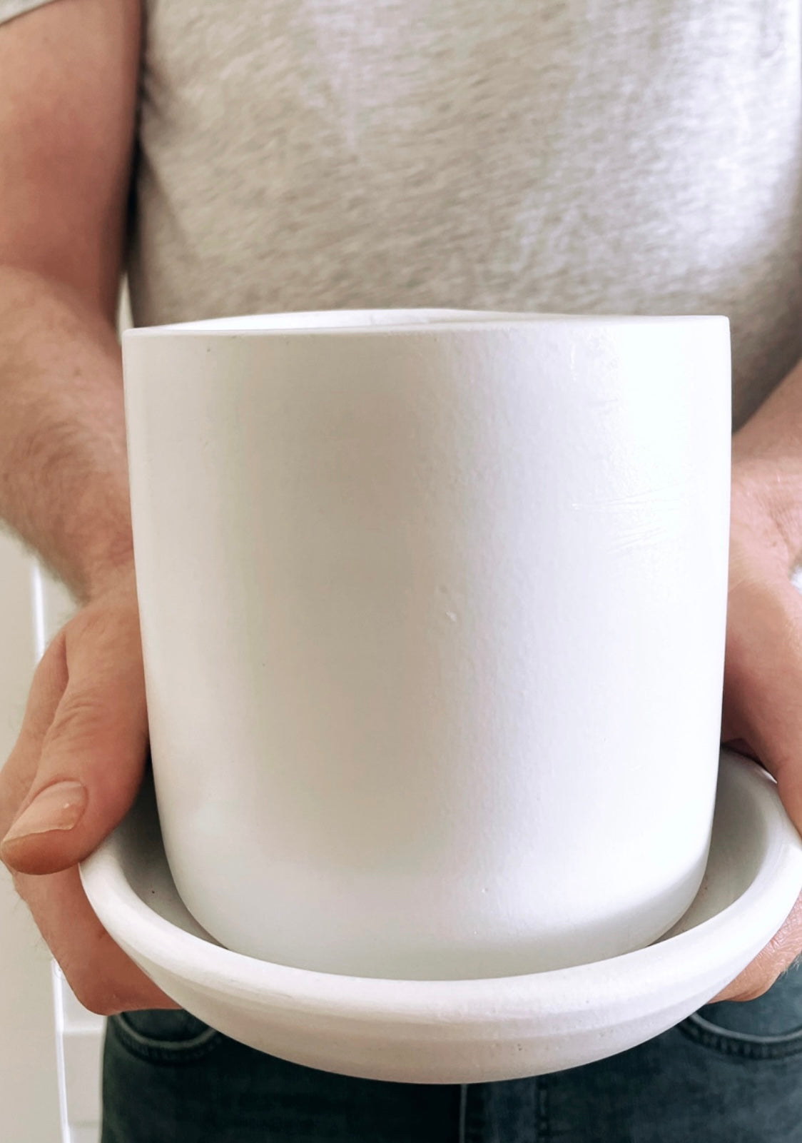 Londra Serisi Toprak Saksı 12x12 cm