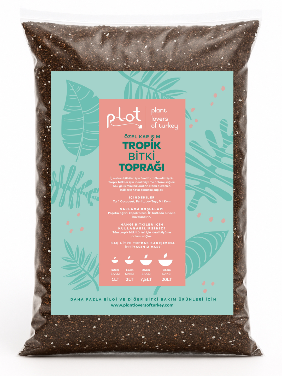 Tropik Bitki Toprağı 10 Litre