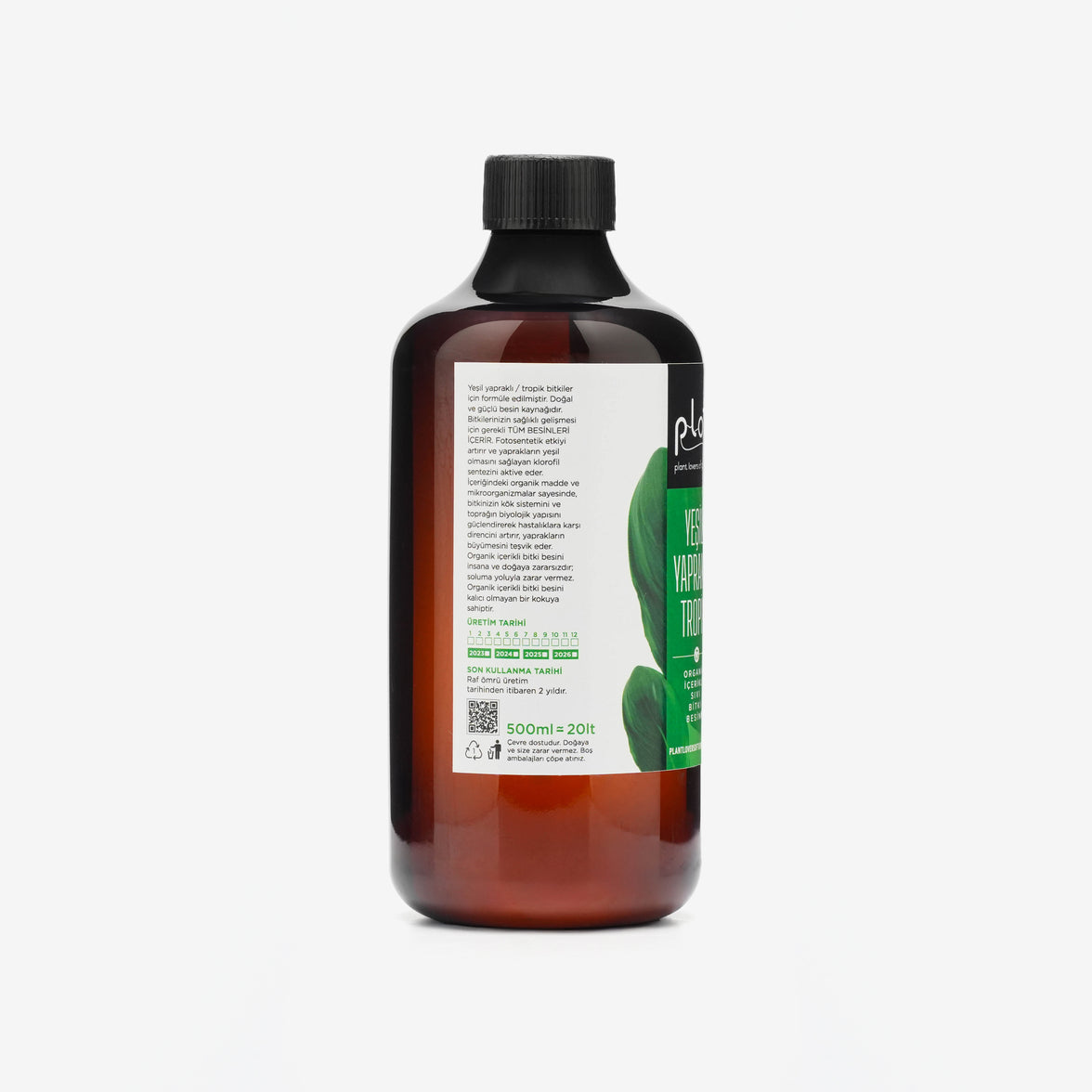Green Leaf Plant Food 500 ml Natural Liquid Nutrient for Tropical Indoor Plants